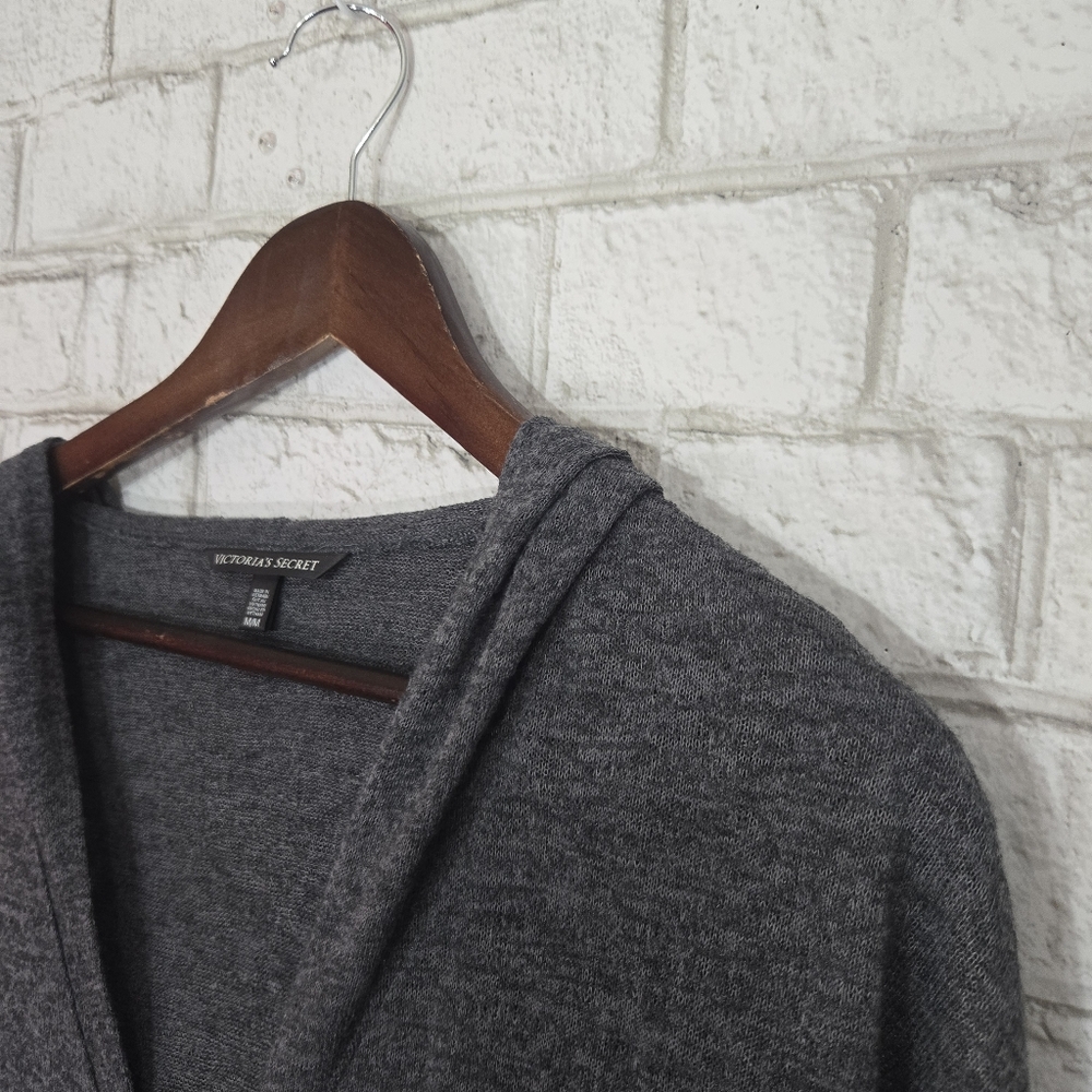 Victoria's Secret full zip *like new* gray hoodie - Picture 10 of 13